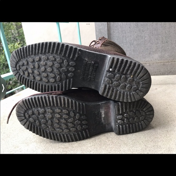 Men’s Brown Leather Combat Military Hunting Boots - Picture 12 of 13